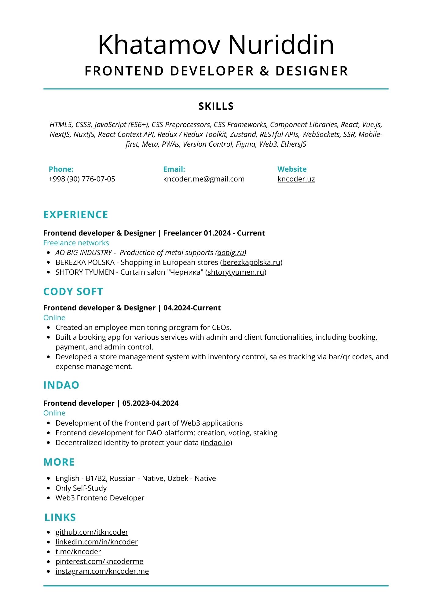 Resume